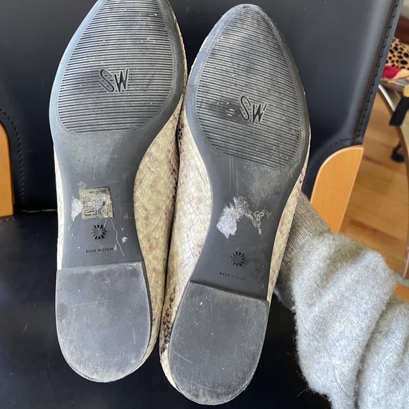 stuart weitzman python gabby flats - Picture 4 of 5